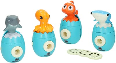 Lobbes oceaan projector speelgoed - oceaandier verrassing uit ei.
