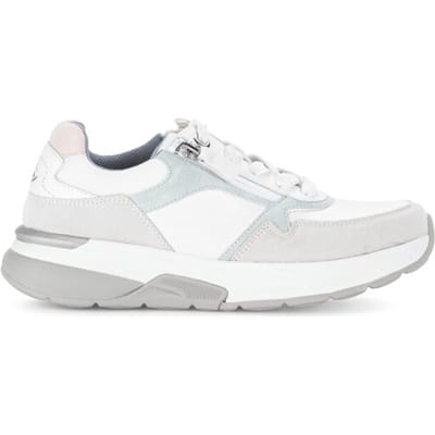 Gabor Gabor Rollingsoft Sneakers wit Suéde