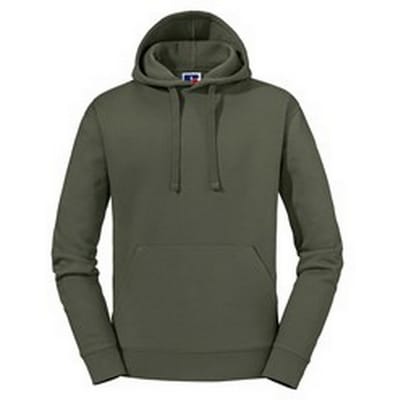 Russell Heren Authentieke Hoodie (Olijf)