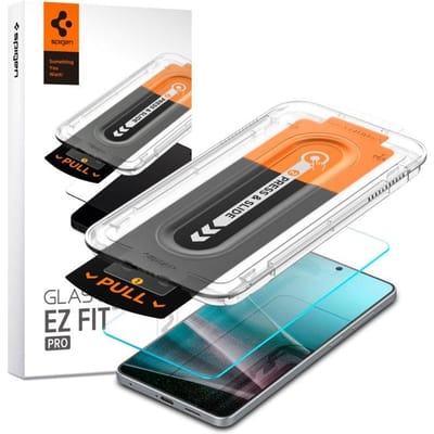 Spigen Glas.tR EZ Fit Pro - Hardened Glass - Samsung Galaxy S25 Edge - 9H Hardheid - Oleofobe Laag