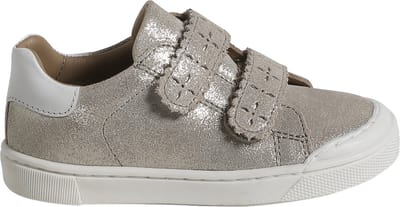 Vertbaudet Leren sneakers met klittenband, kleutercollectie meisjes