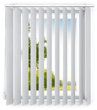 time4blinds - verticale lamellen - verduisterende lamellen voor kantoorwerkplekken en voor thuis - Slaapkamer Jaloezieën - Keuken Jaloezieën - 80x120 cm - Lichtgrijs
