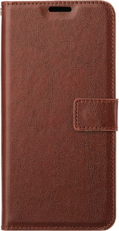 LuxeBass Hoesje geschikt voor Samsung Galaxy S20 Plus Bookcase Bruin - portemonnee hoesje - telefoonhoes - gsm hoes - telefoonhoesjes
