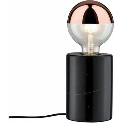 Neordic LED-tafellamp Nordin E27 max. 20W Zwart Marmer
