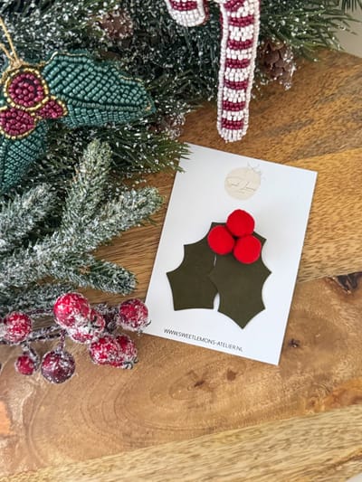 Misseltoe Haarspeldje - Alligator Haarspeldje - Haaraccessoires voor meisjes & Kinderen - Haarspeldjes voor Kerst en Oud en Nieuw - Feestdagen Haaraccessoires