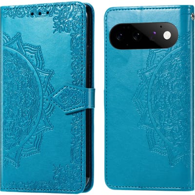 imoshion Hoesje - Geschikt voor Google Pixel 11 / 11 Pro - Mandala Bookcase - Turquoise