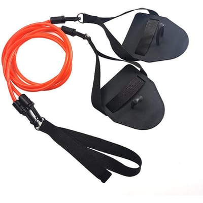 Professionele simulatiezwemoefening Landarmkracht Training Fitness Weerstandsband Hand Zwemvliespeddel Zwemmen Smeden 30lb
