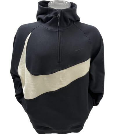 Nike Sportswear Brushed Fleece Hoodie (Zwart) - Maat XS