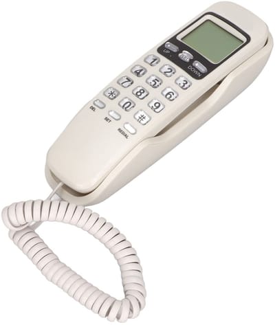 Dailygoods- Vaste Telefoon met LCD-scherm - Draadloze Telefoon - Multifunctionele Telefoon - Instelbare Ringtones - Telefoon met Snoer - Plug en Play - Bureautelefoon