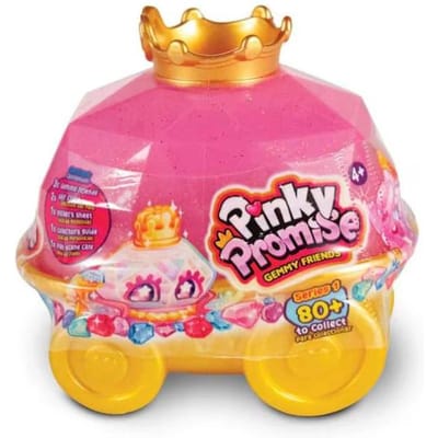 Promesse du petit doigt Surprise Boîte surprise Jouets Carrosse Royal couronne Loisirs Figurines d'action Cadeaux de Fête pour Enfants Jouet Boîte Surprise pink