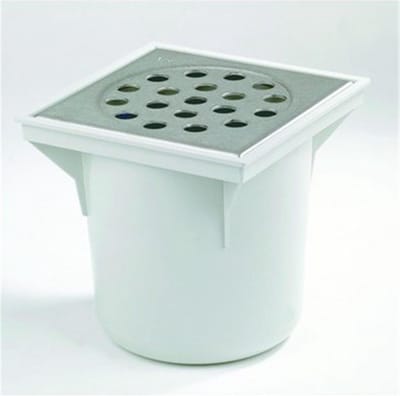 Vloerput 402 200X200 Onder 75Mm Rvs