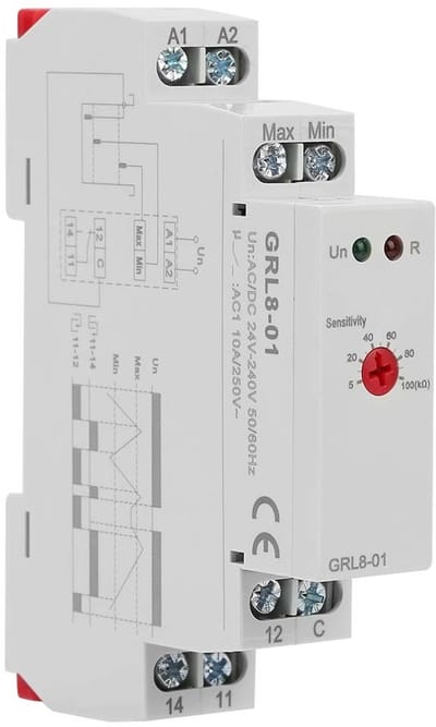 Golden crown - Vloeistofniveau Indicator Licht - 10A AC/DC - LED Indicator voor 24V tot 240V - Waterniveau Meting - Betrouwbaar en Nauwkeurig - Geschikt...