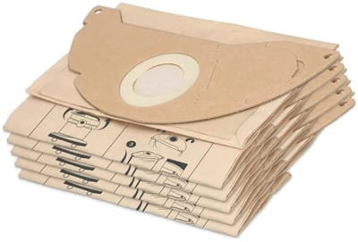 Geschikt voor Karcher 6.904-322 WD2250 MV2 papieren stofzakken - stofopvangzakken - papieren zakken - stofzuigerzakken -10-pack