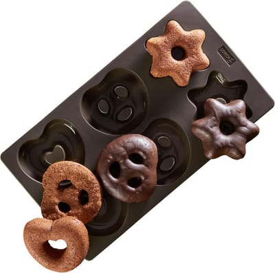 Flexibele Siliconen Bakvorm Rechthoekig Brownie of Cake - Hittebestendig