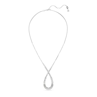 Swarovski 'Hyperbola' Dames Basis Metalen Ketting - Zilver 5679438