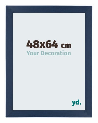 Your Decoration - Puzzellijst 48x64 cm - Donkerblauw Geveegd - Puzzellijst 500-1000 stukjes - MDF Fotolijst - Mura