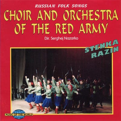 CD KOOR & ORKEST VAN HET RODE LEGER - Stenka Razin CD12525 Muziek Van De Wo 1994 Italië ObiKlassiek Gebruikt red
