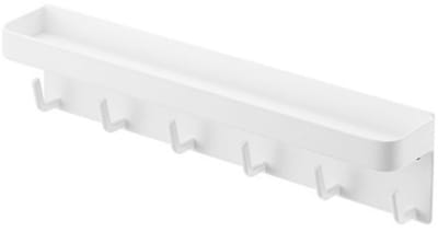 Sleutel organizer - Sleutelhouder voor Sleutels - 6 Haken - Key organizer - Sleutelhouder muur - Zelfklevend - Sleuteltasje - Wit