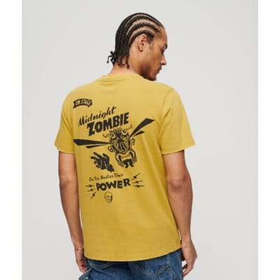 T-shirt met patroon Superdry Blackout Rock