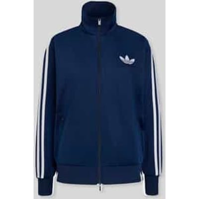 relaxed fit sweatjack met gestikt logo