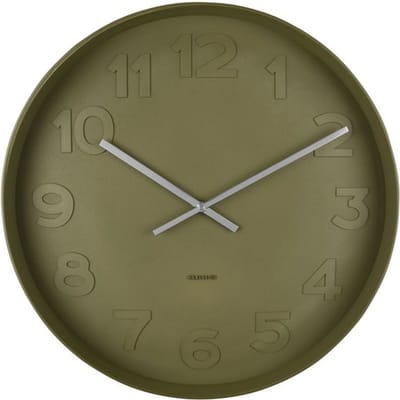 Karlsson Wandklok Mr. Green - Groen - Ø51cm - Wandklok