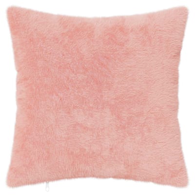 vidaXL - Kussensloop - 6 - st - HEERLEN - Roze - 30 - x - 30 - cm - Nep - Konijnenbont