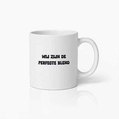 Perfecte Blend Koffiemok – Grappige Quote Keramische Beker voor Koffieliefhebbers