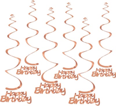 BTH – Slingers – Verjaardag Versiering – Feestversiering - Happy Birthday Slinger – Decoratie - Feest Artikelen - Rosegoud