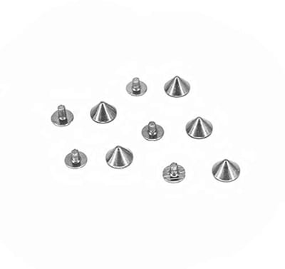Punk Spike Cone Schroef Back Studs Klinknagels 9.5mm x 6mm voor Modeaccessoires