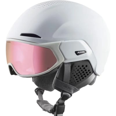 Alpina Oro QV MIPS Skihelm Met Photochromic Vizier - Wit