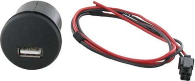 USB 2.0 voltage adapter – 12V –> 5 Volt – inbouw socket diameter 27mm