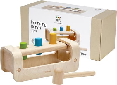 Houten Activiteitenspeelgoed - Vormenstoof - Motorische Ontwikkeling - Stimuleert Coördinatie - 24 cm - Multicolor