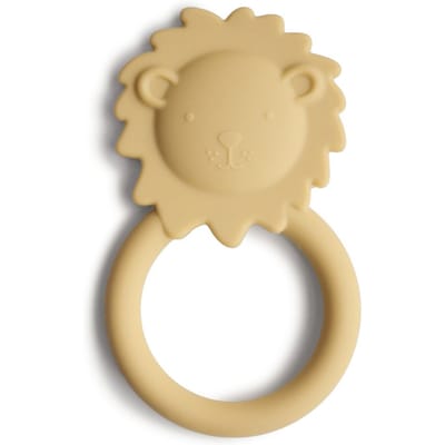 Mushie - Siliconen Bijtspeeltje - Bijtringen - Lion