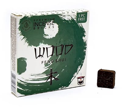 Aromafume - Feng Shui - Wierookblokjes - Wierook - Healing - Hout - (40 gram)