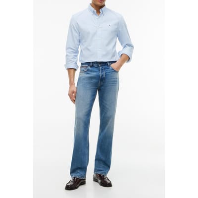 Tommy Hilfiger Regular Straight Tye Blue Selvedge Größe: W33L32 | Straight Jeans Outlet | Herren | Blau