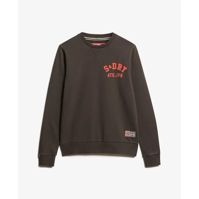 Superdry - Atheltic sweatshirt met print - Heren - Truien