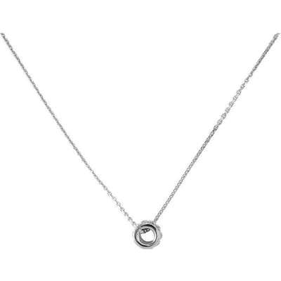 Swarovski Série Further Taille Trois Anneaux Perle Chanceuse Diamant Collier Femme collier 5509400 Box (Random Color) white
