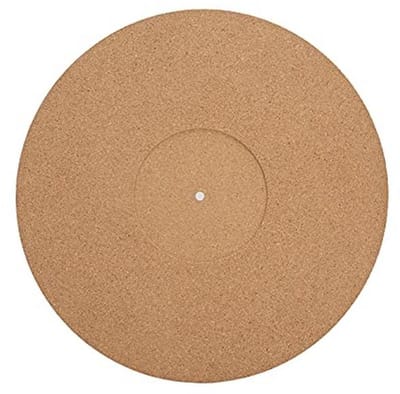 Dailygoods- Slipmat Antislip 12 Inch - Draaitafel Mat - Vinyl Slipmat - Kurk Pad - Schokbestendig - Dikte 3mm, Diameter 295mm - Platenpad