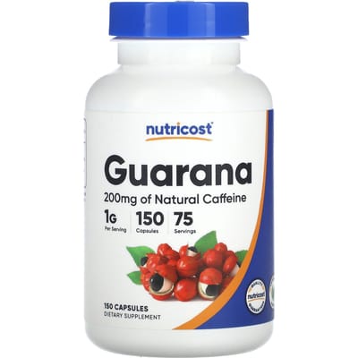 Guarana, 150 gélules (500 mg par gélule)