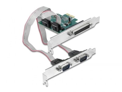 Delock PCI Express Card to 2 x Serial RS-232 + 1 x Parallel IEEE1284