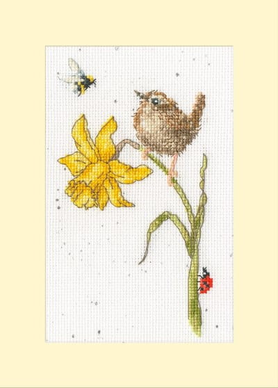 Bothy Threads Hannah Dale The Birds And The Bees borduren (pakket) XGC43