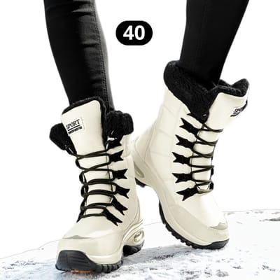 Nivard Sneeuwboots - Sneeuwschoenen - Snowboots - Wintersport - Dames - Ski Gadgets - EU40 - Wit
