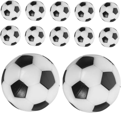 Mini Tafelvoetbal Ballen - Vervangingsballen Set - Tafelvoetbal Spel - Glad & Gebalanceerd - 16 Stuks - Multi