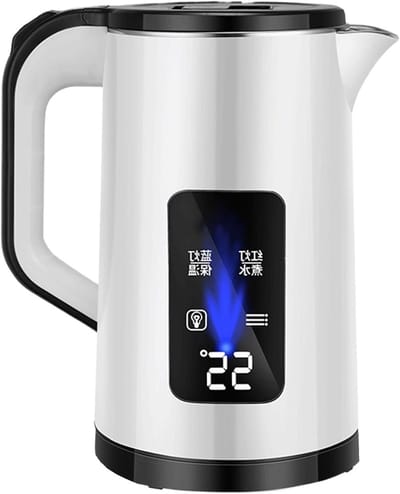 Elektrische Waterkoker - Snelkokende Waterkoker - Warme Dranken Maken - Roestvrij Staal 304 - 3 Liter - Wit