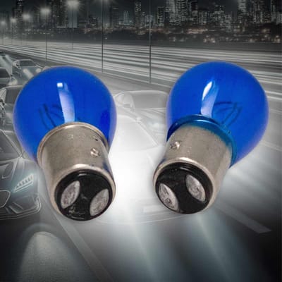Set van 2 Witte Halogeenlampen H7 12V 55W met Xenon Look