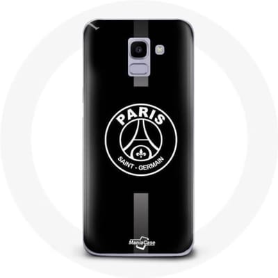 Coque - Maniacase - Samsung Galaxy J6 2018 - Logo Jordan - Souple - Protection et décoration noir