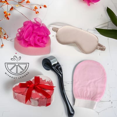 Without Lemon - Valentijnsdag - Vrouw Verzorgings Set - Bad Set - Cadeau tip - Beauty - Verwennen