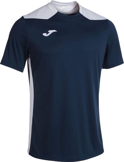 Joma Championship VI Shirt Korte Mouw Dames - Marine / Wit | Maat: XL