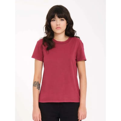 Dames-T-shirt Volcom Solid Stone Emb