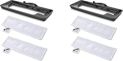 Wasrek Accessoires - Stoomreiniger Onderdelen - Tapijt Reinigen - Snelle Klik Bevestiging - 38 x 19 x 10 cm - Zwart
